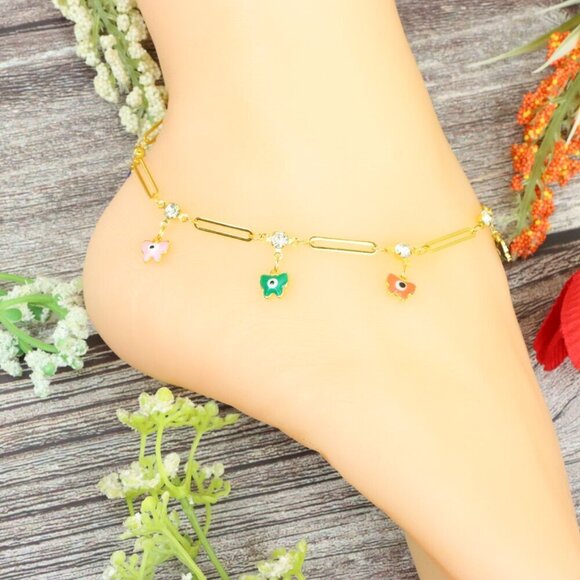 "Elegant Handmade Anklet – Delicate Jewelry for Women, MAR091385 - Picture 8 of 10